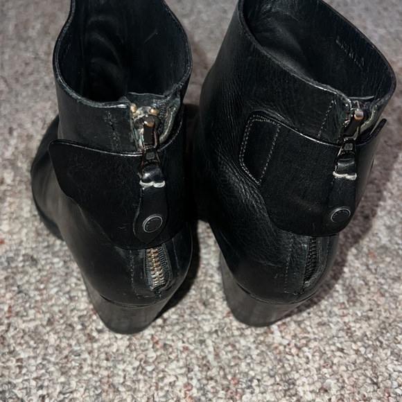 Rag & Bone black leather ankle boots size 8 (38) - Picture 4 of 14